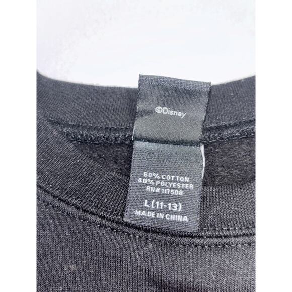 Disney Night Before Christmas Naughty New Nice Sweatshirt Women Jr L 11-13 - Picture 5 of 9